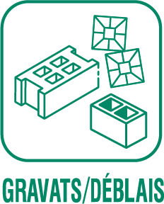 Gravats/déblais